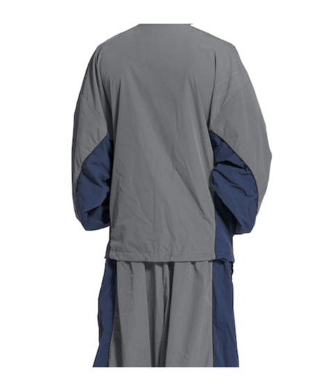 Balenciaga Men's 50/50 Tracksuit Jacket In Black Faded In Black