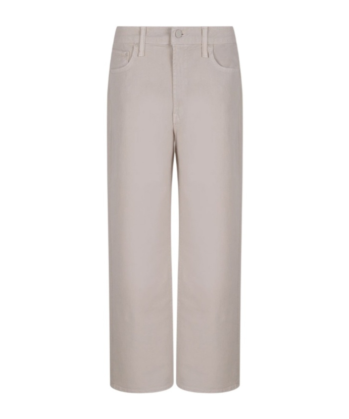 Mother Wide Leg Jeans In Gray