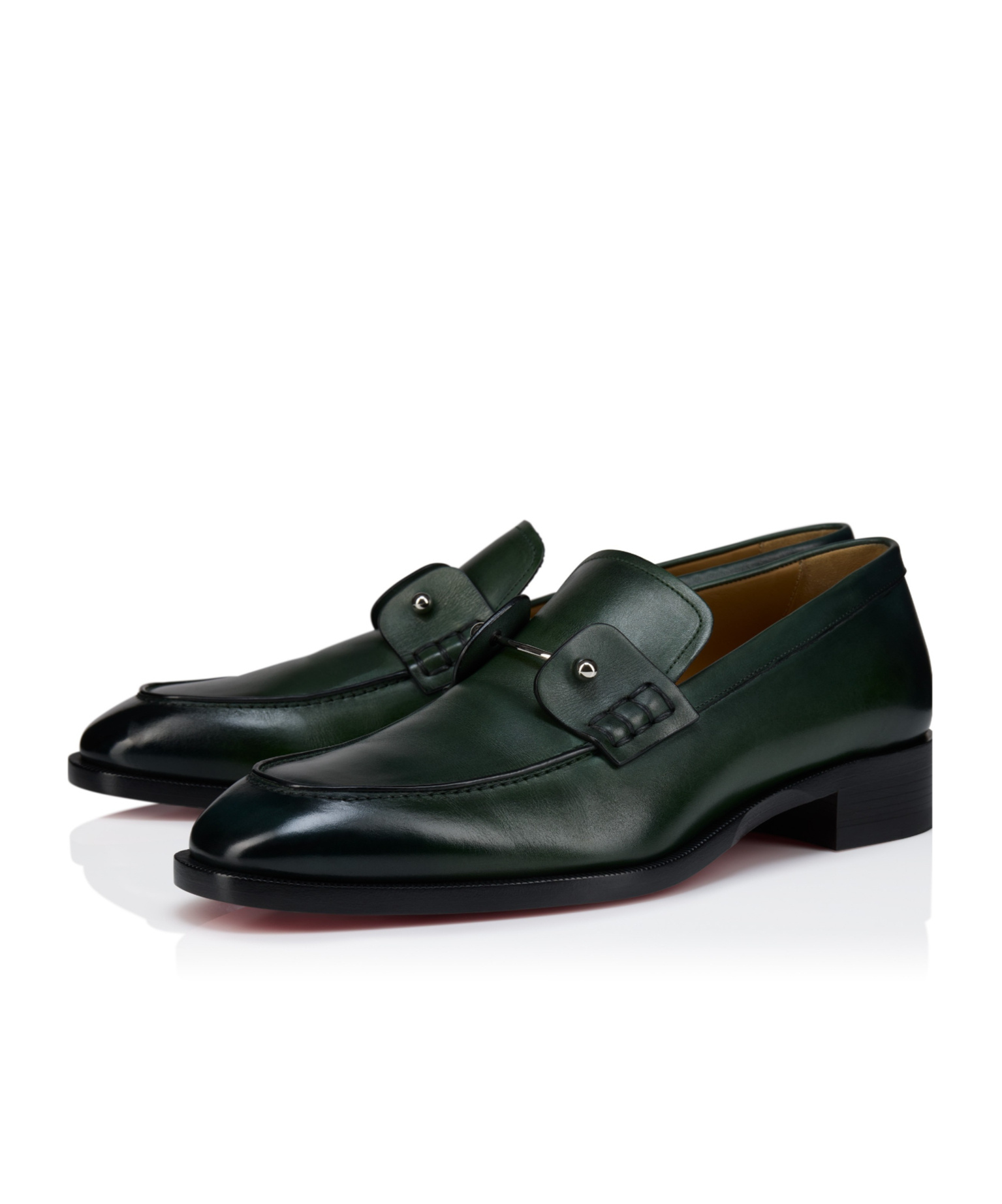 Christian Louboutin Chambelimoc Loafer In Tropical Coloured Leather Men