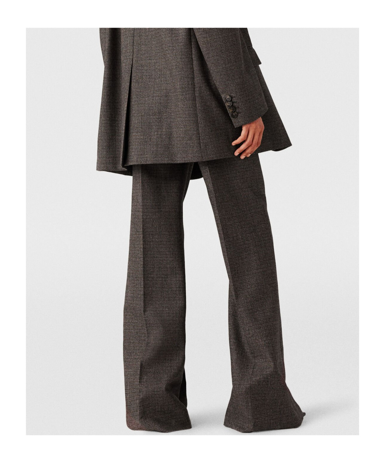 Stella Mccartney Low-rise Bootcut Pants In Black