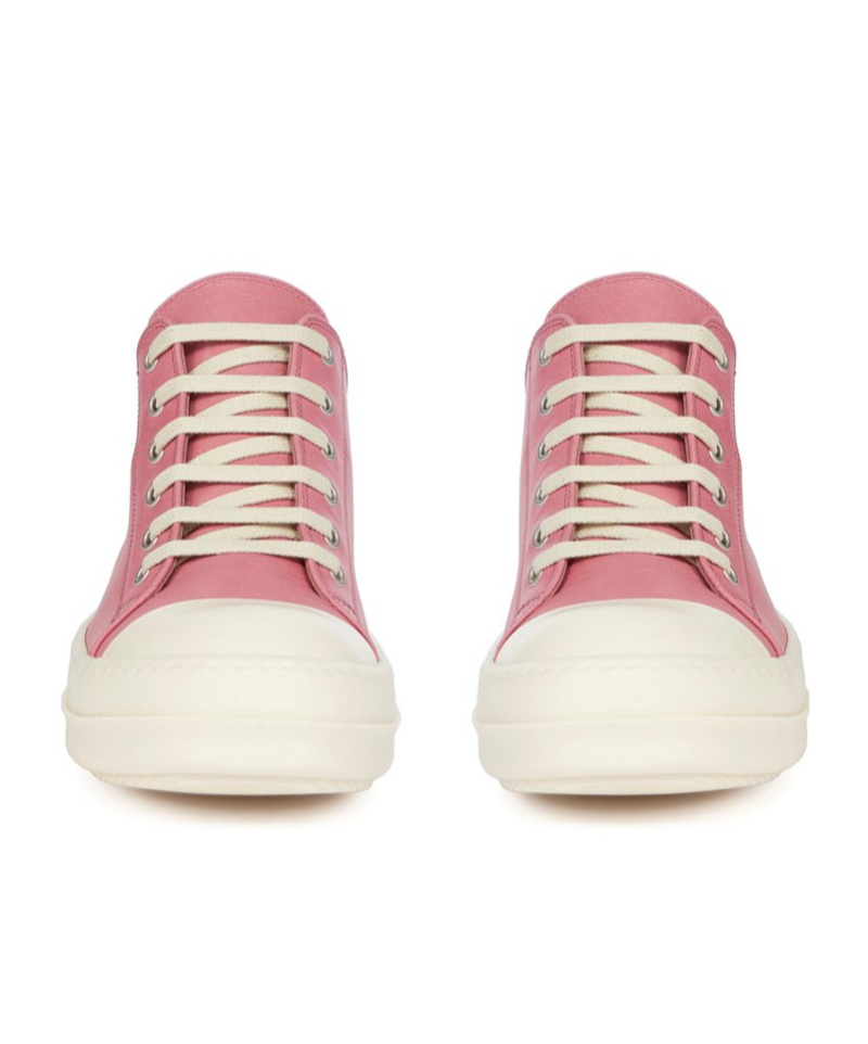 Rick Owens Lace-up Sneakers In Pink