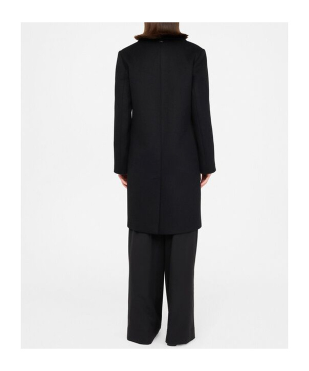 Liu •jo Single-breasted Coat In Black