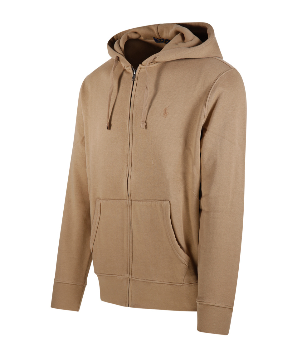 Ralph Lauren Zip-up Hoodie In Brown
