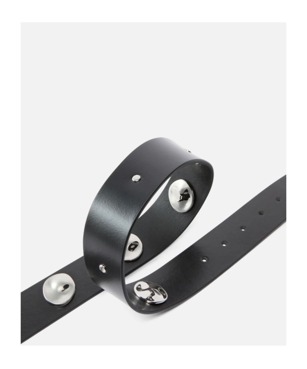 Pinko 4-cm Belt With Studs And Love Birds Logo In Black