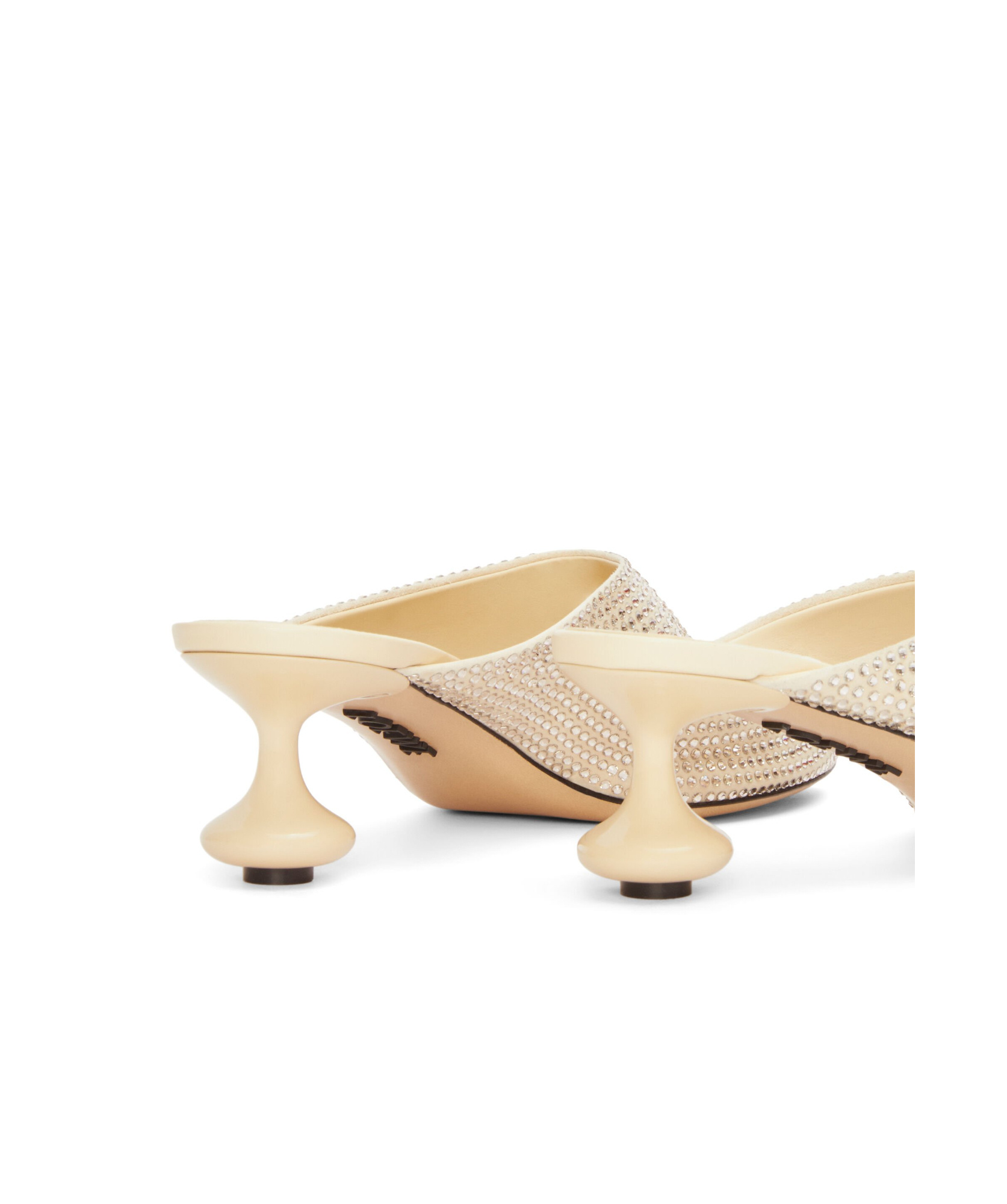 Loewe 45mm Toy Mules In Oat Milk