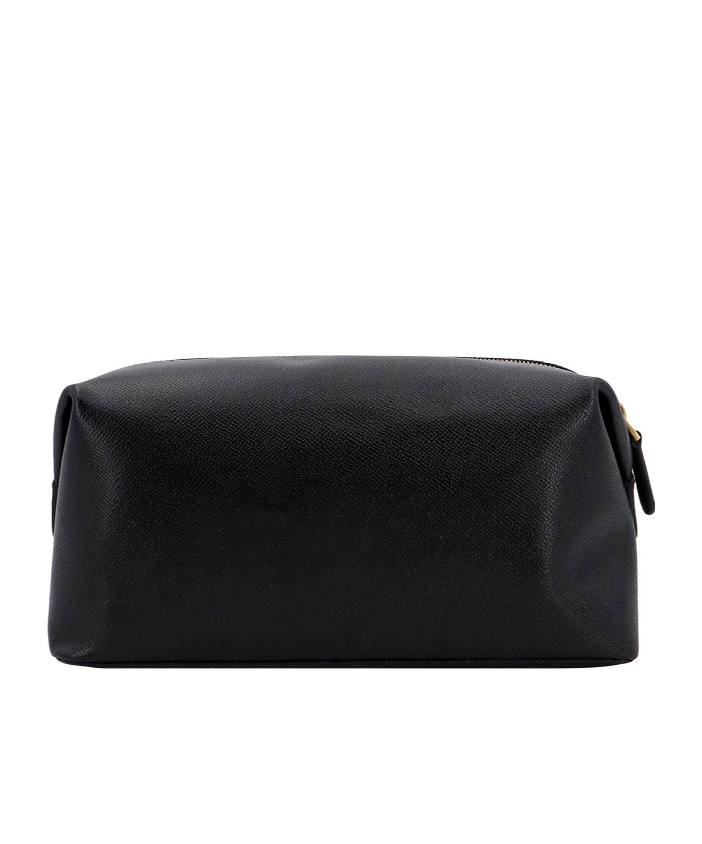 Ami Alexandre Mattiussi Ami Logo Plaque Zip-up Toilet Pouch In Black