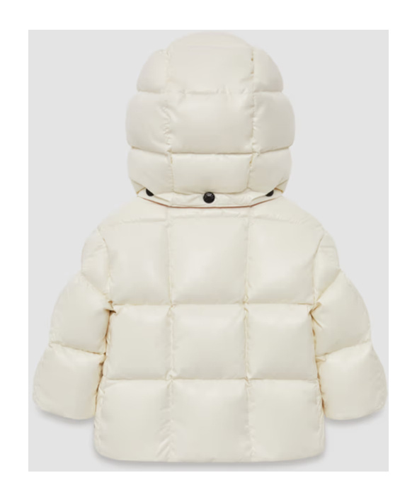 Moncler Parana Detachable-hood Puffer Jacket In White