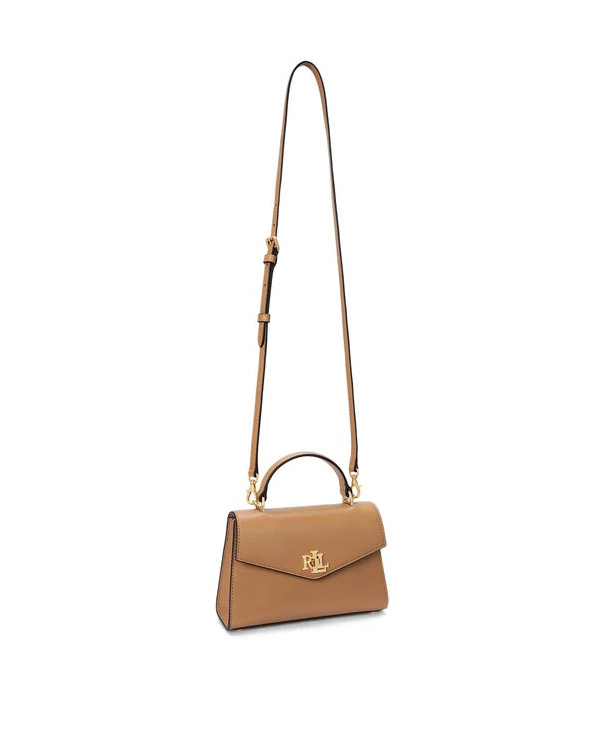 Polo Ralph Lauren Flip Shoulder Bag In Nude