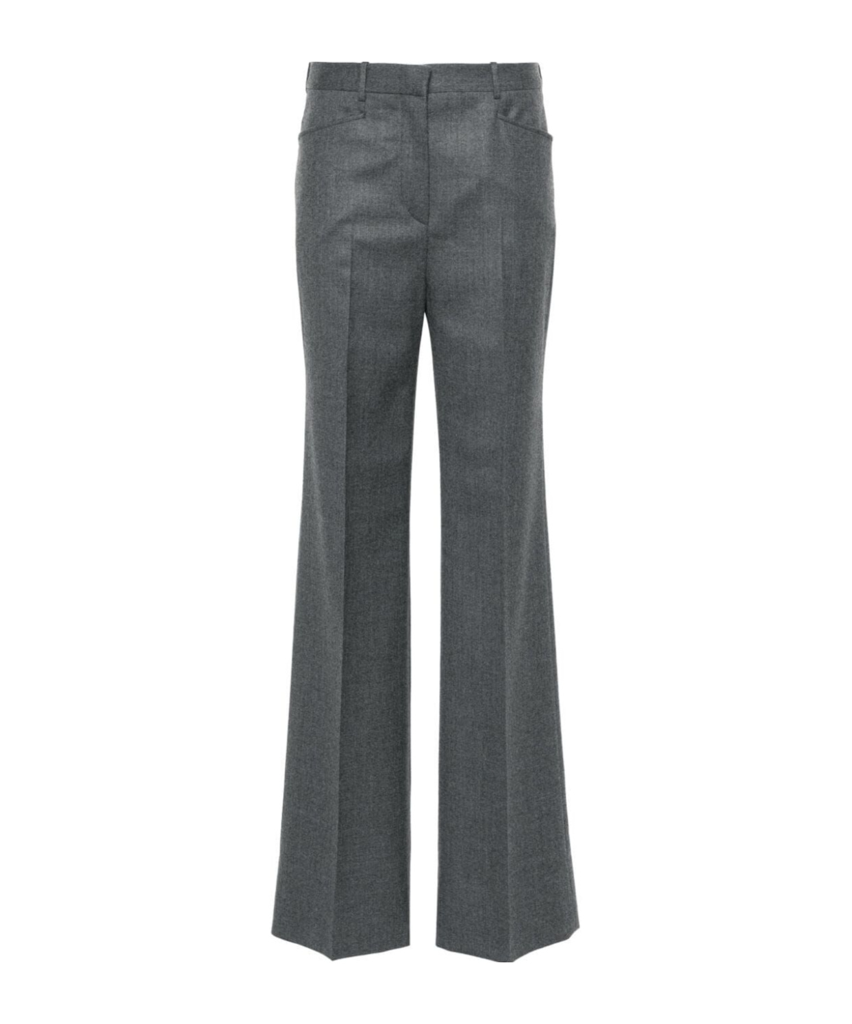 Tom Ford Creased Wool Tailored Trousers - Women's - Silk/wool/cupro In Black