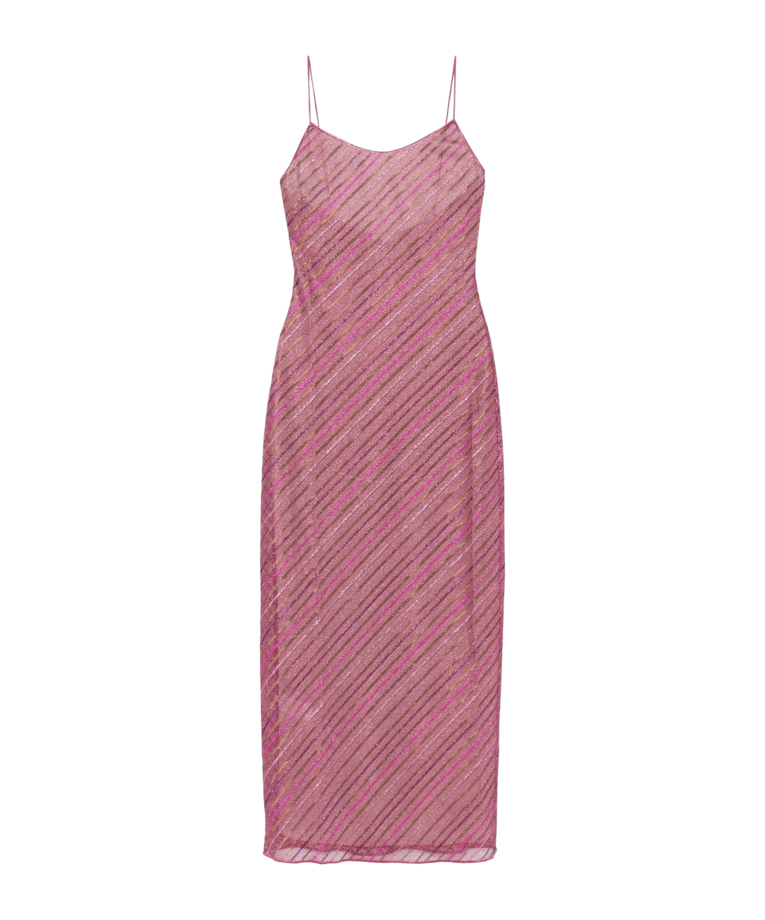 Shop Oseree Striped Maxi Dress