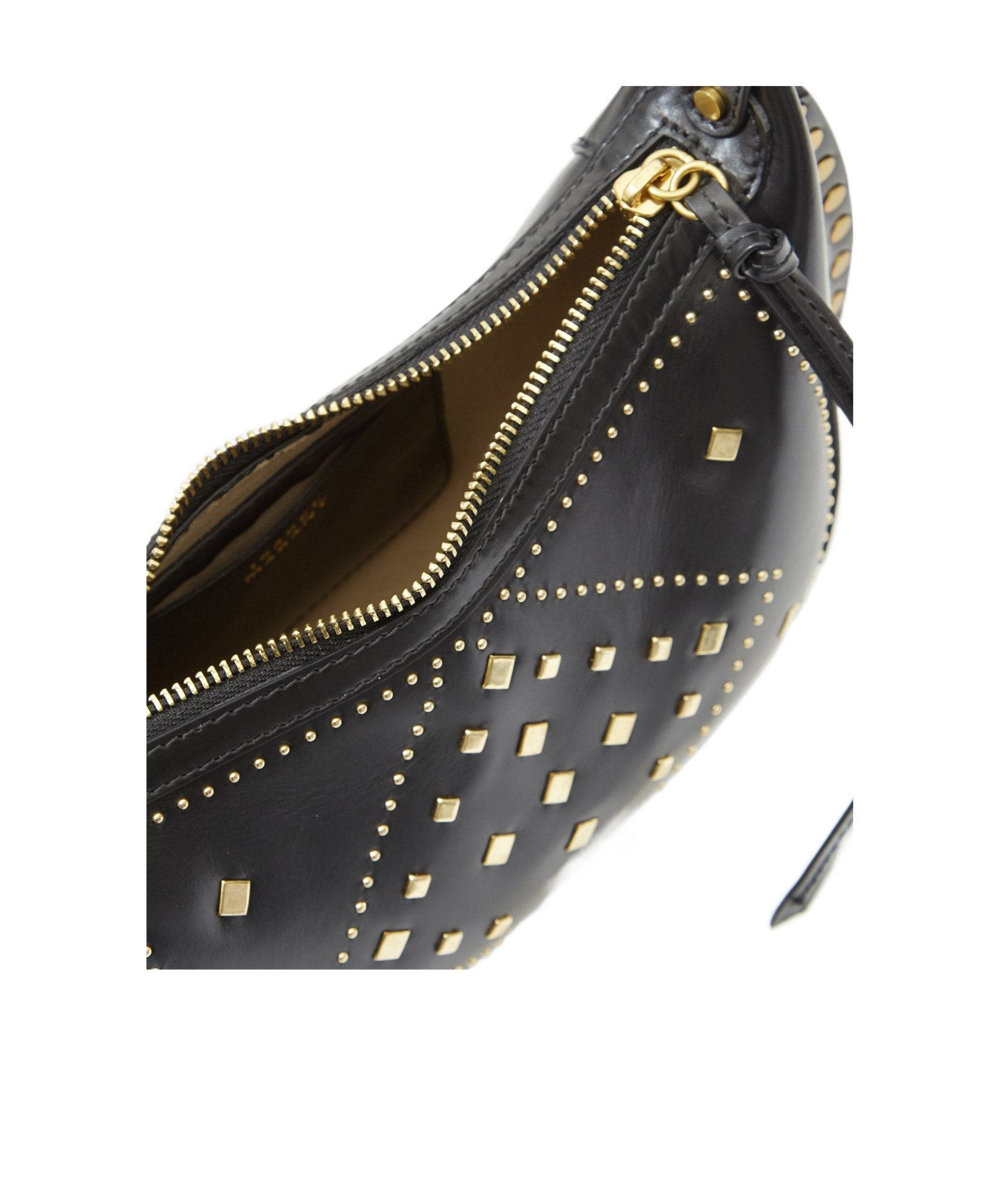 Isabel Marant Oskan Moon Shoulder Bag In Black