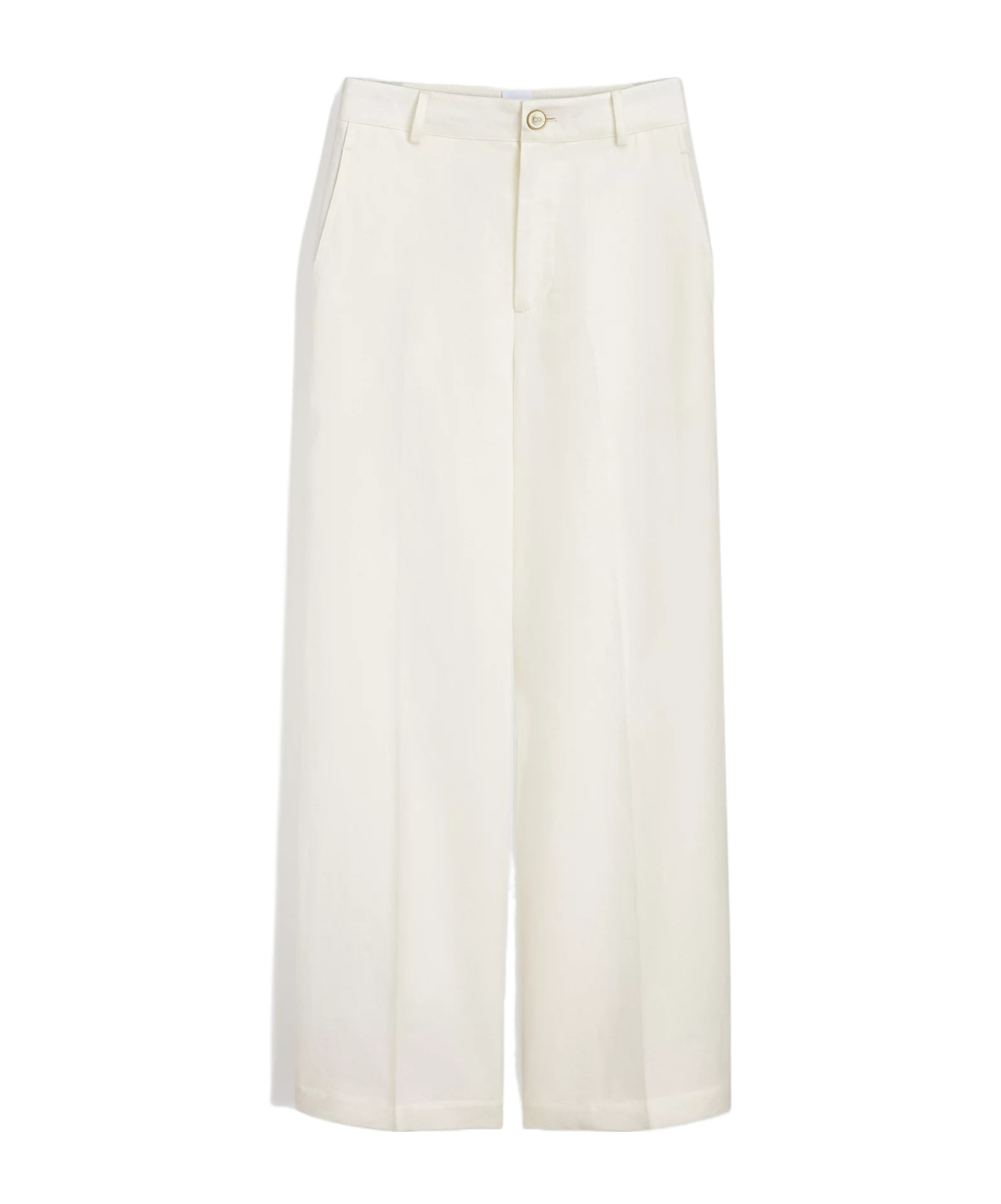Dior Iviera  Médaillon Flared Pants In White