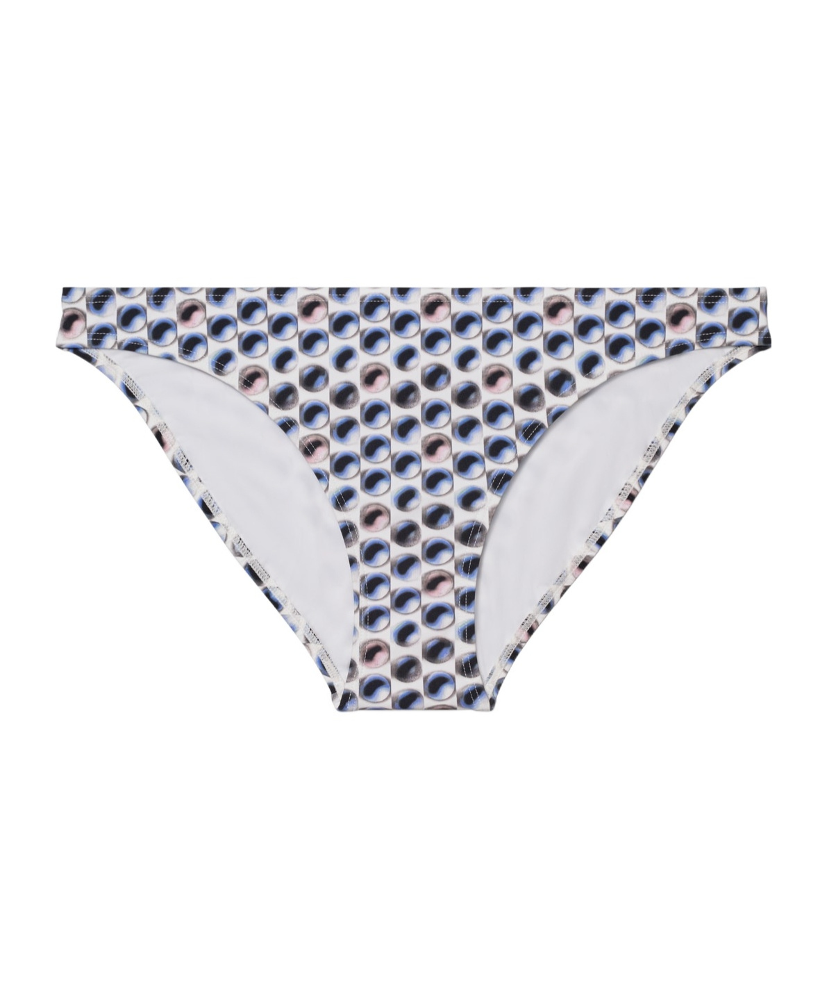 Tory Burch Printed Bikini Bottom In Blue