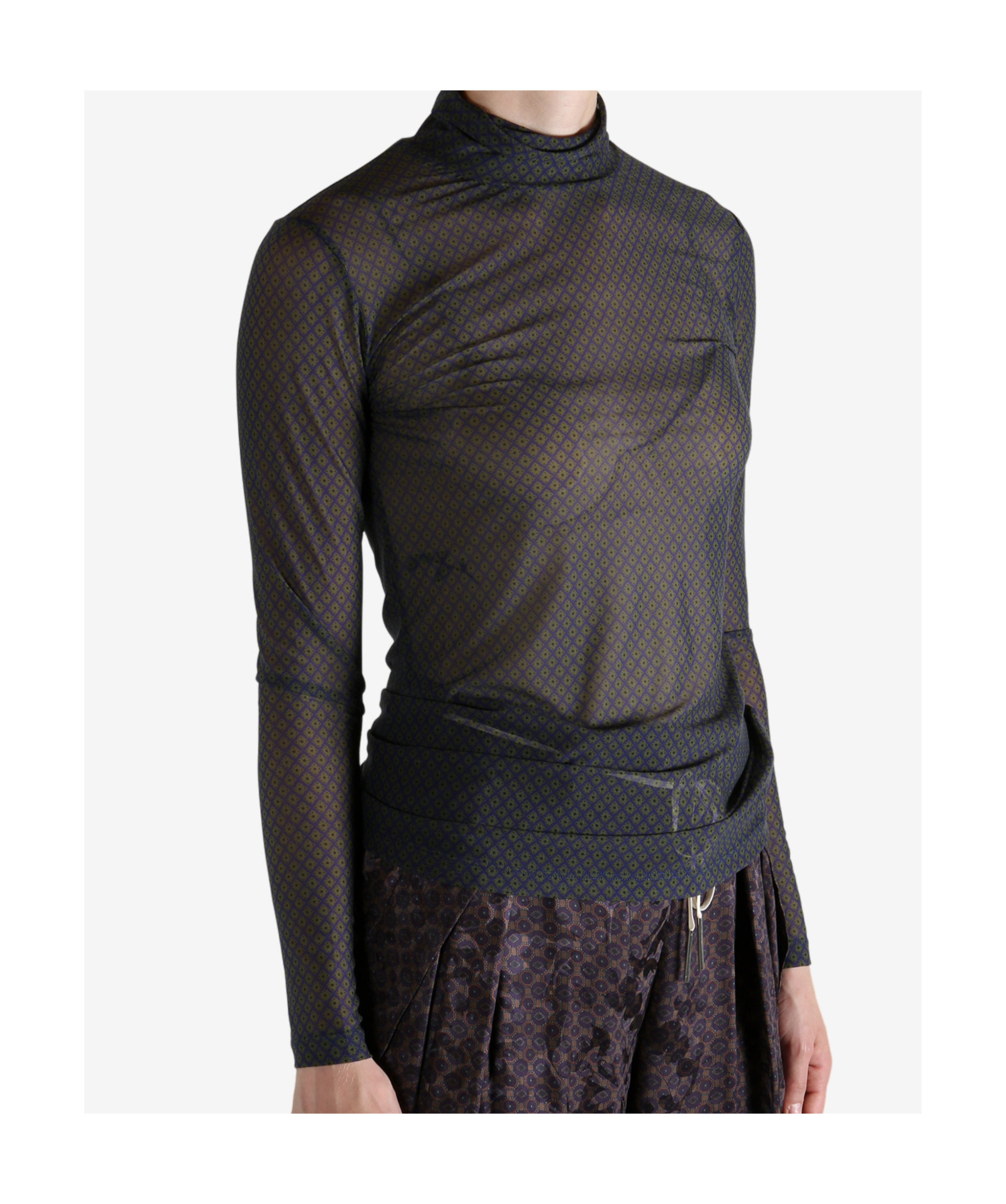Dries Van Noten Turtleneck T-shirt In Black