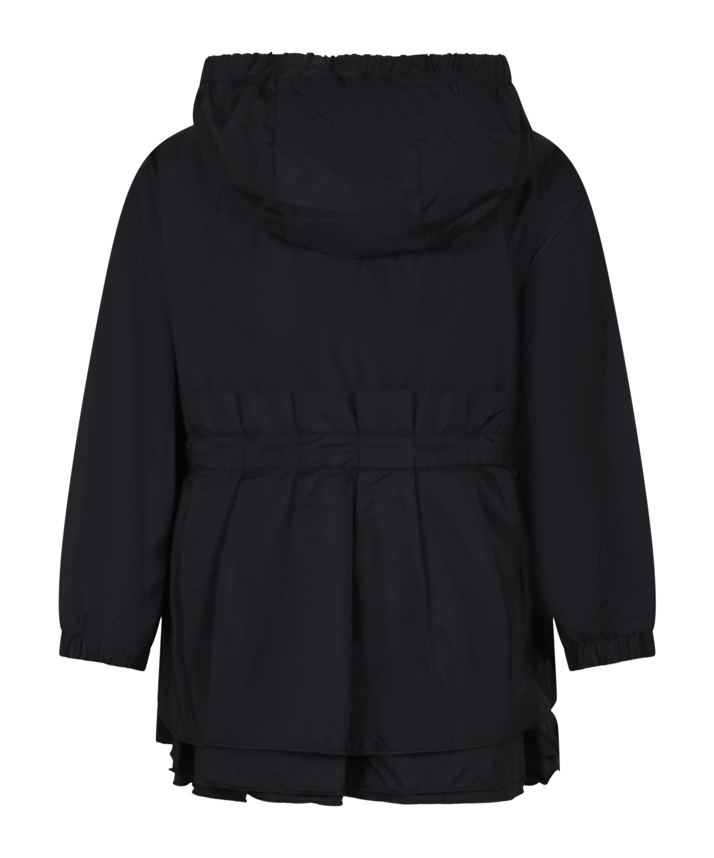 Moncler Enfant Wete Parka In Black