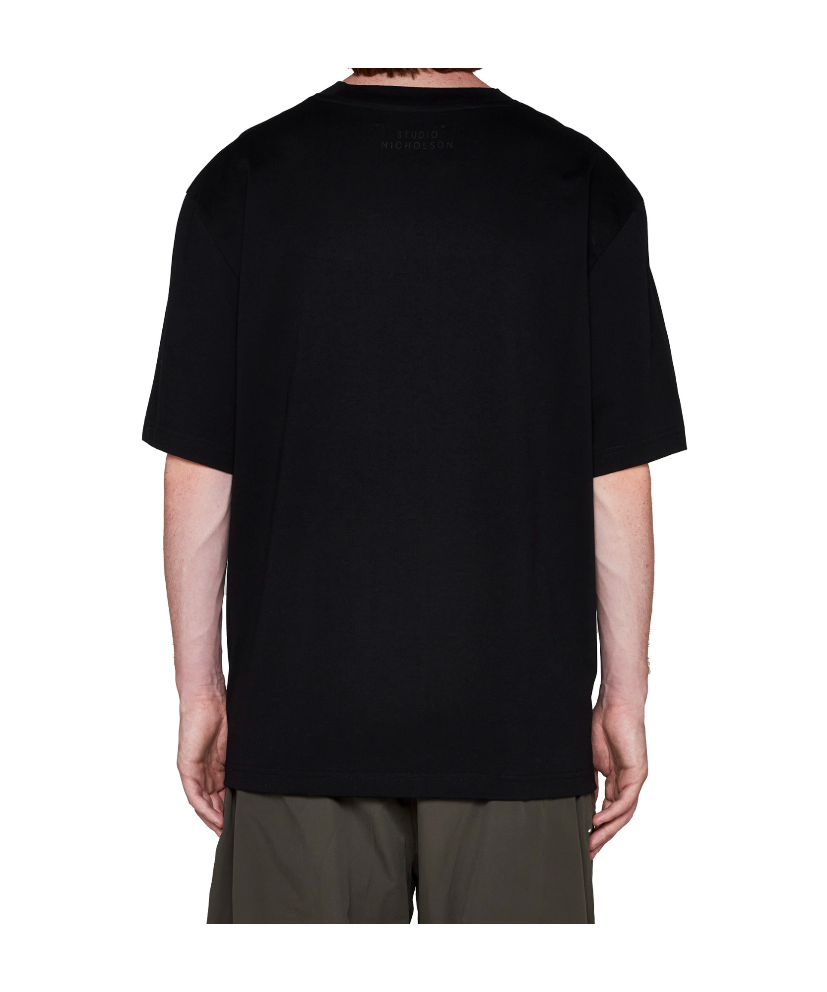 Studio Nicholson Solaris Short Sleeves Sweater In Black