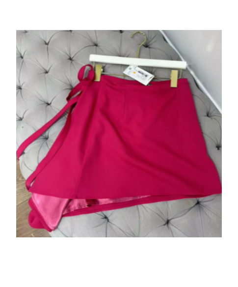 Y/project Asymmetrical Wrap Skirt In Red
