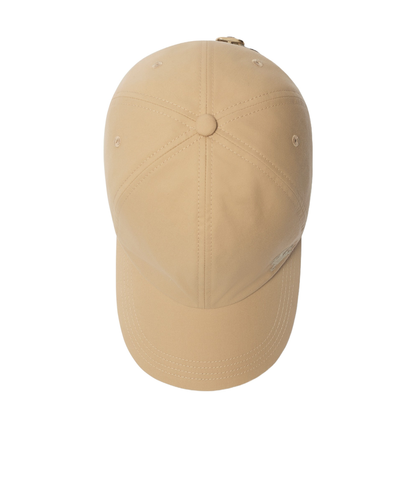 Burberry Corduroy Baseball Cap In Nude