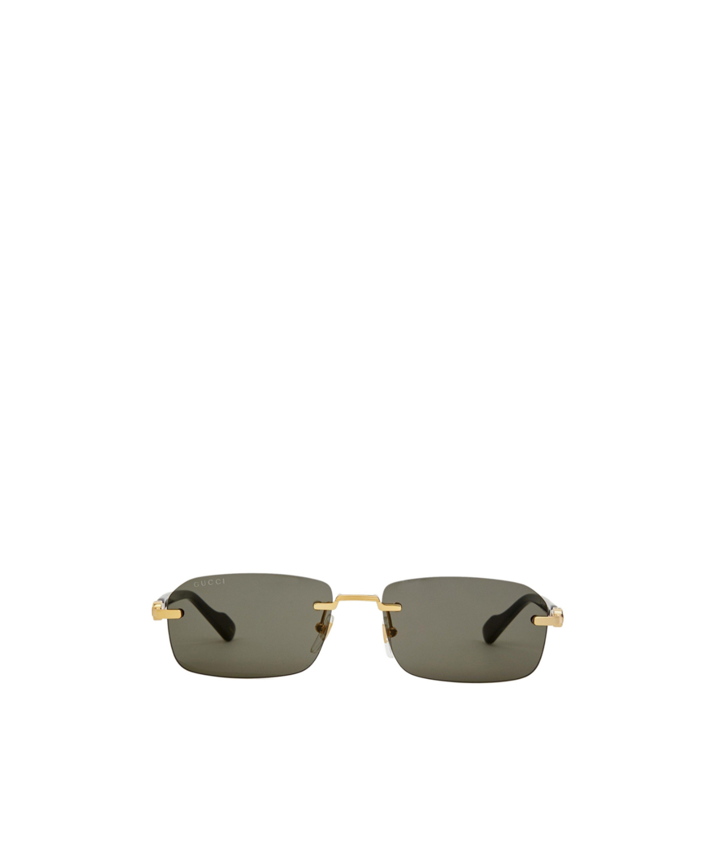 Gucci Frameless Square Sunglasses In Green