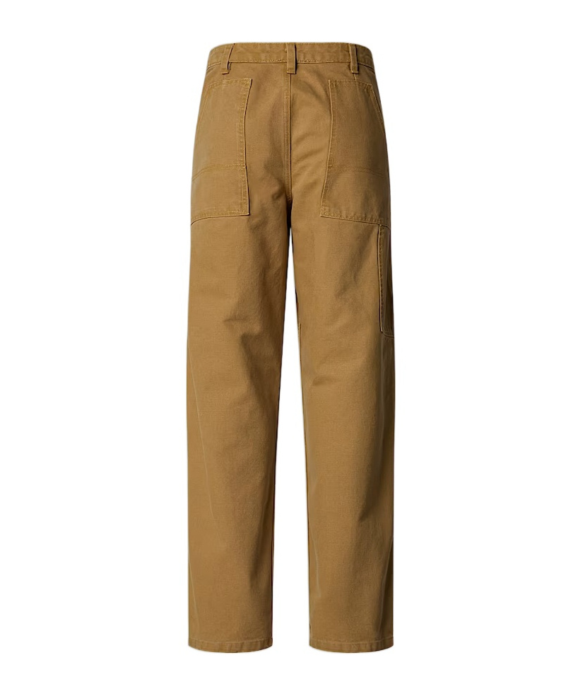 The North Face Tan Cedar Canvas Work Trousers In Utility Brown