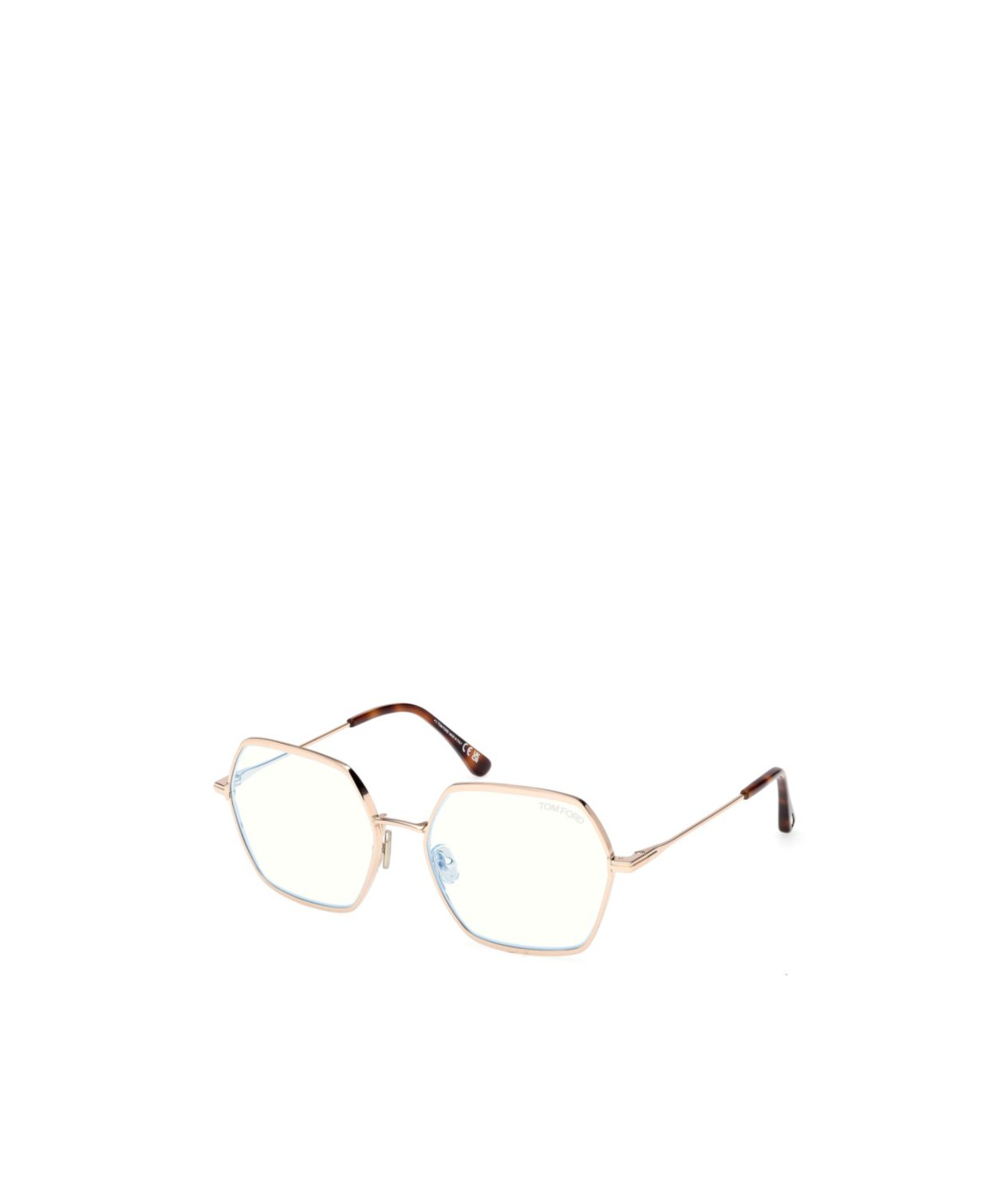Tom Ford Eyewear Geometric Frame Glasses In Gold