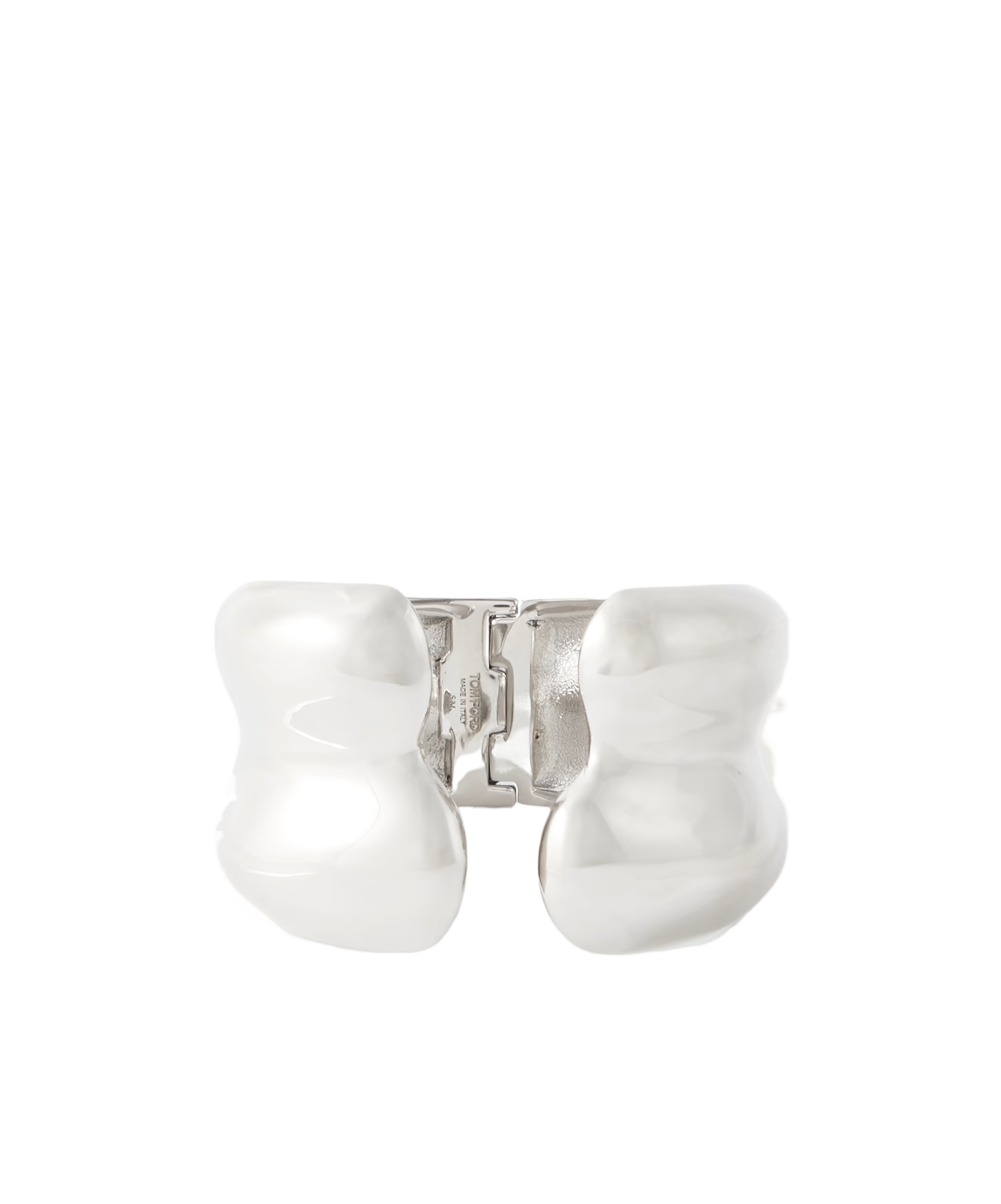 Tom Ford Liza Silver-tone Cuff In Metallic