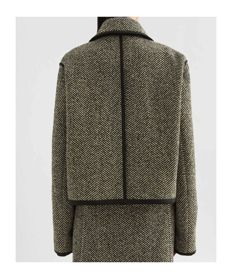 Jil Sander "72 W Trim" Jacket In Green