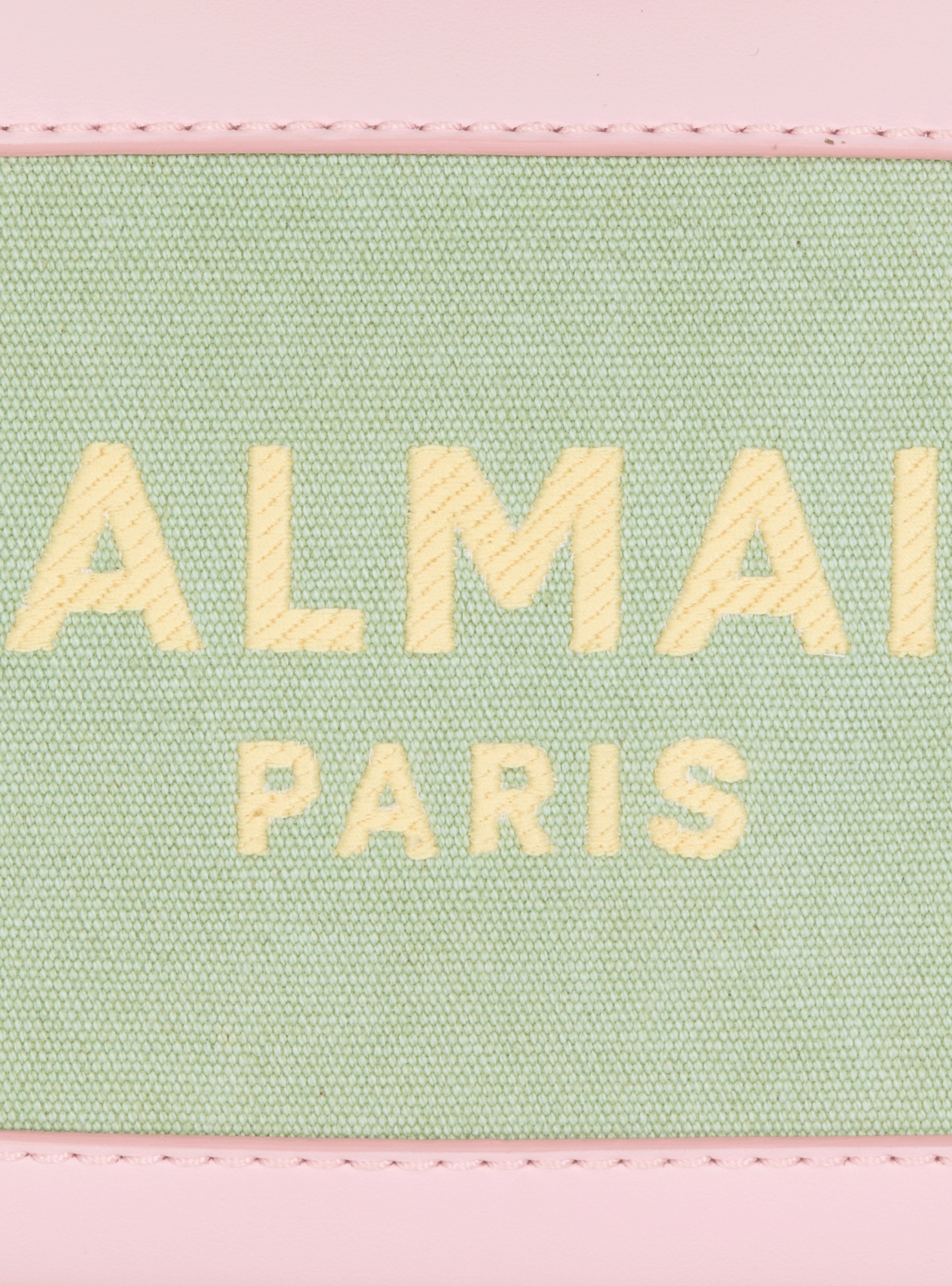 Balmain B-army Canvas Camera Bag In Pink