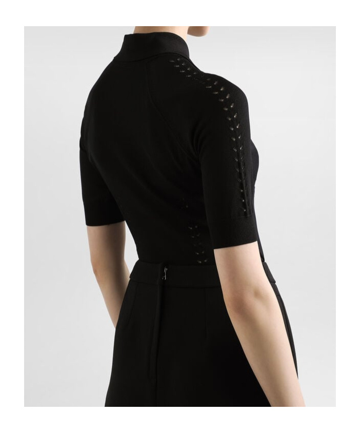Dolce & Gabbana Fine-knit Top In Black