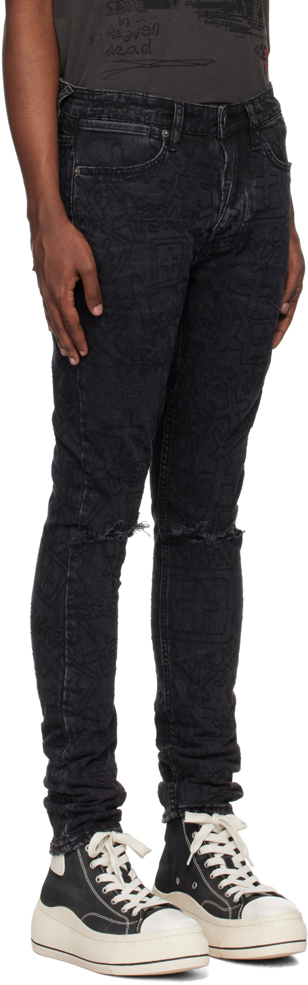KSUBI DENIM TROUSERS WITH BELT LOOPS 