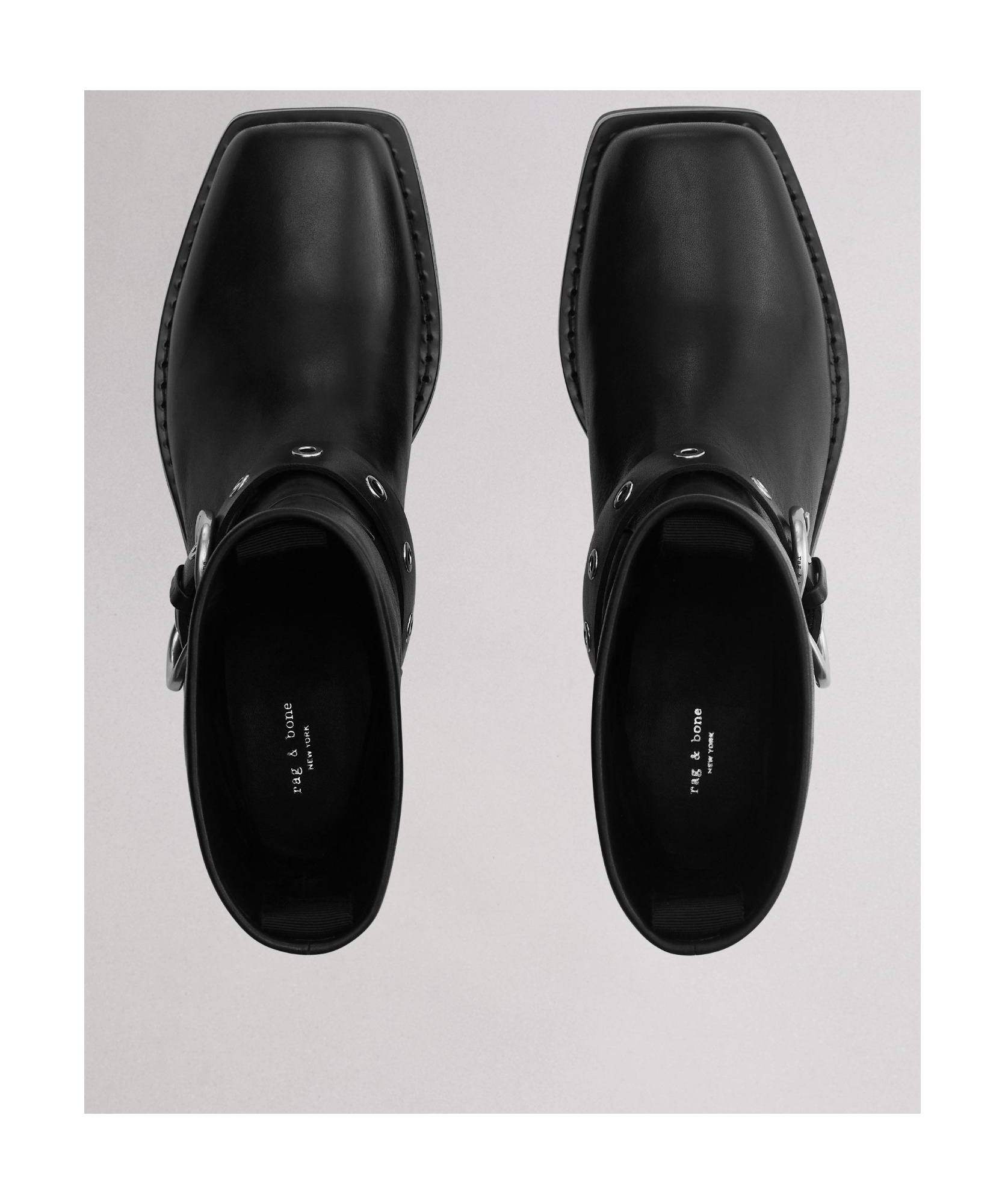 RAG & BONE SQUARE-TOED SHORT BOOTS