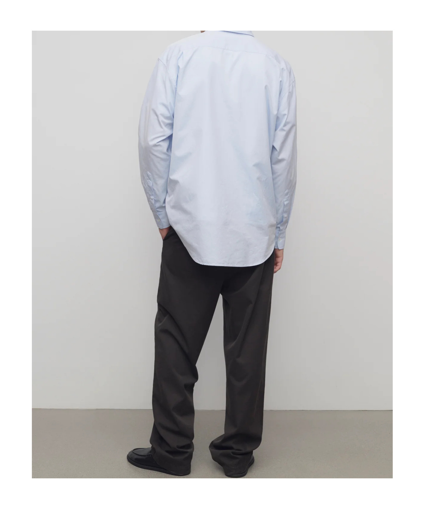 The Row Ottis Pant In Cotton And Cashmere In Brown