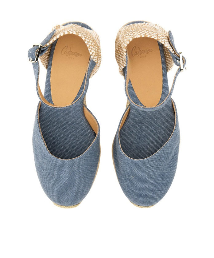 Castaã±er 70mm Carol Espadrilles In Nude