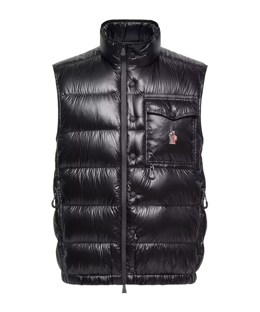 Moncler Uychi Packable Down Gilet In Black
