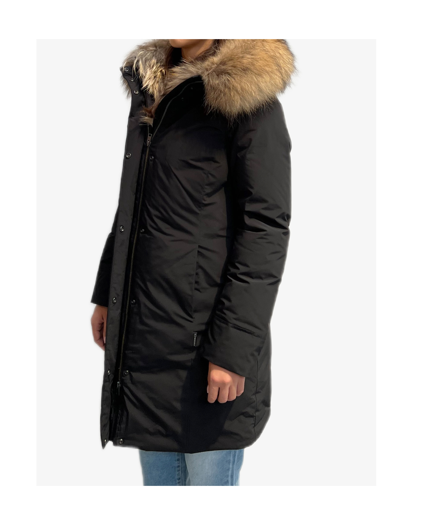 Woolrich Luxury Boulder Coat In Black