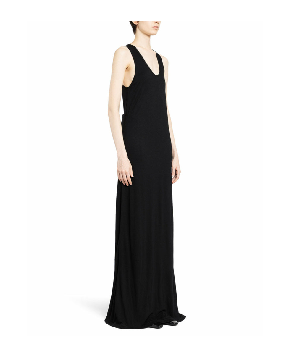 Shop Totême Sleeveless Maxi Dress In Black