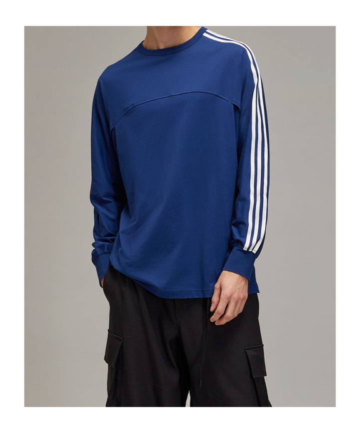 Y-3 M 3s Ls Tee In Blue