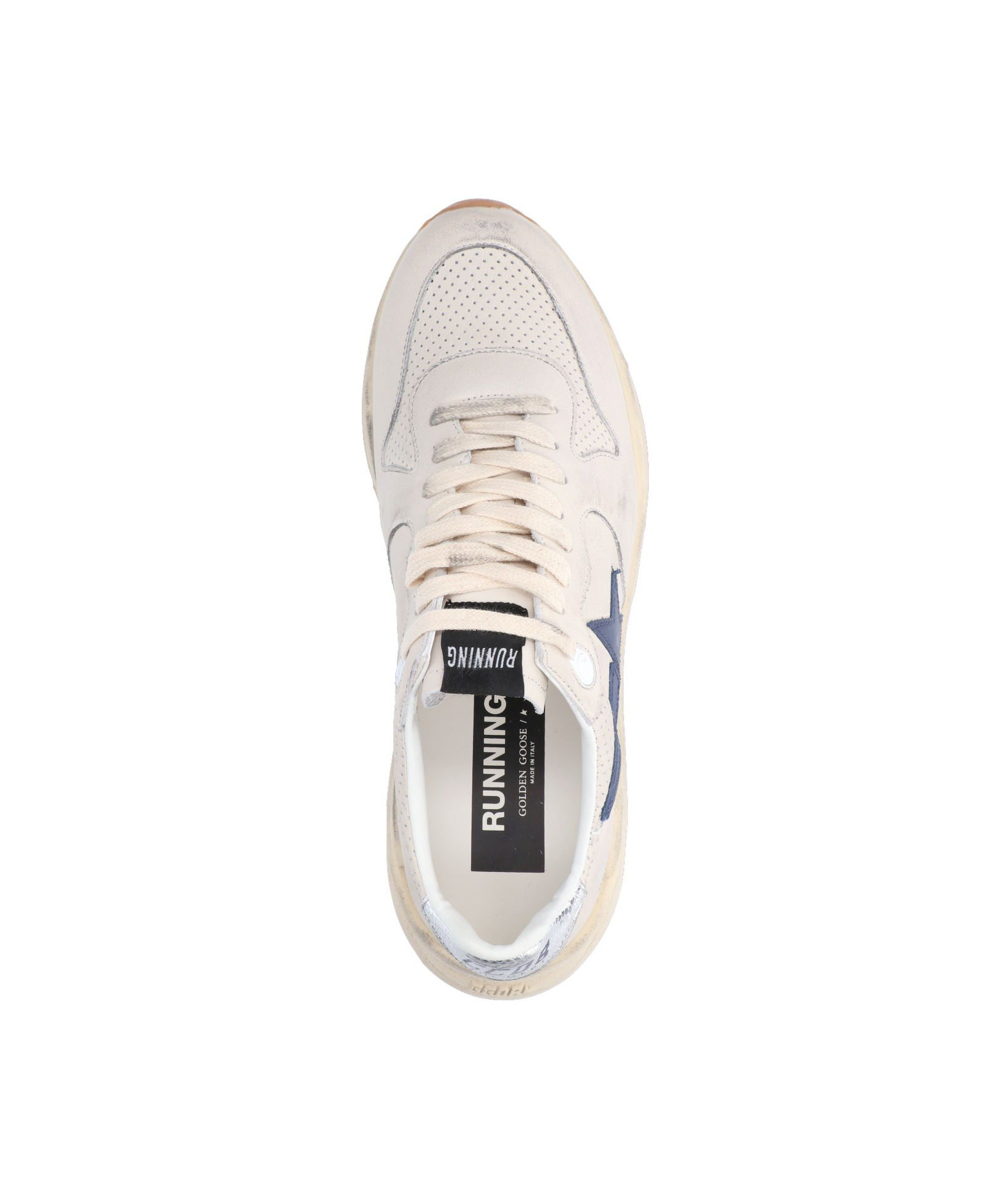 Golden Goose Running Sole Sneakers In White