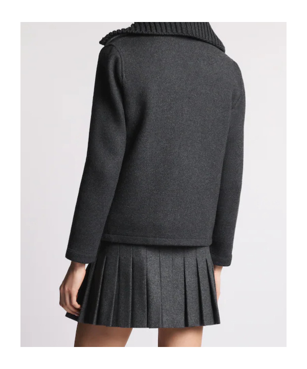 Fay 3 Ganci Wool Jacket In Gray