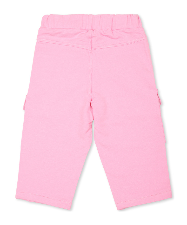 MSGM LOGO-EMBROIDERED TROUSERS