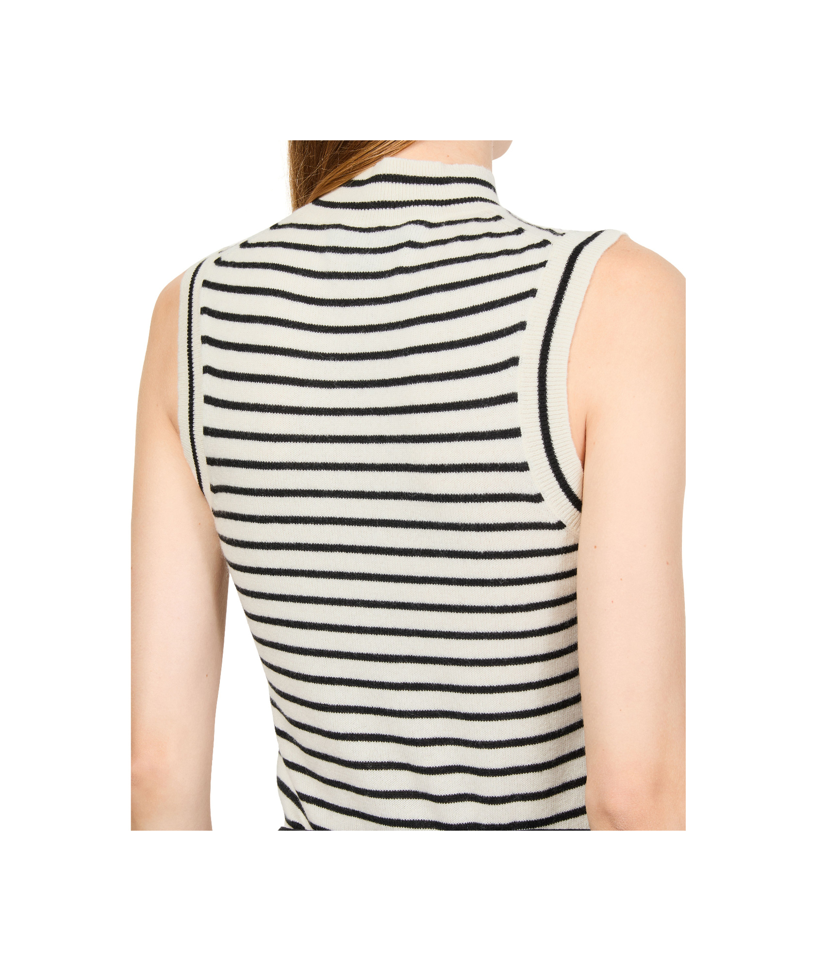 Nili Lotan Striped Vest In White
