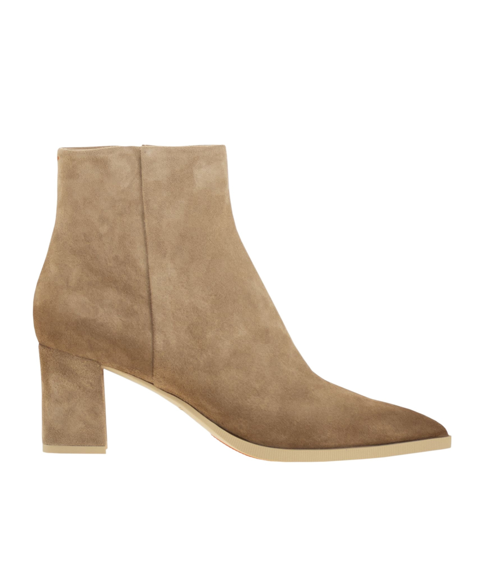 Santoni Mid-heel Ankle Boots In Brown