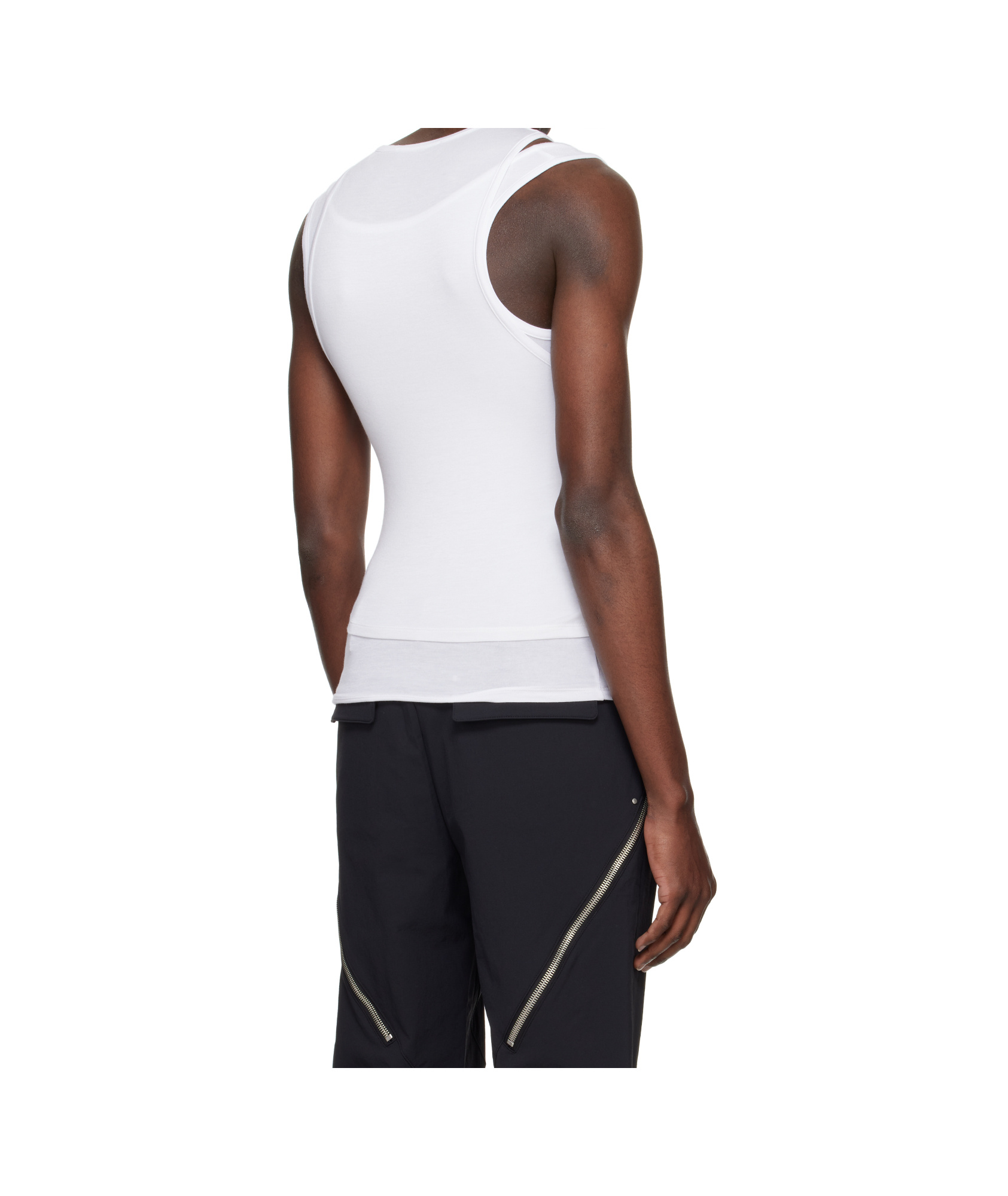 Heliot Emil Eudaimonia Tank Top With Double Shoulder Straps In White