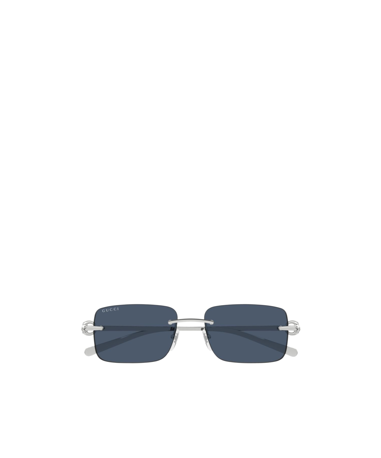 Gucci Gg1703s-003 Silver-silver-blue In Blue
