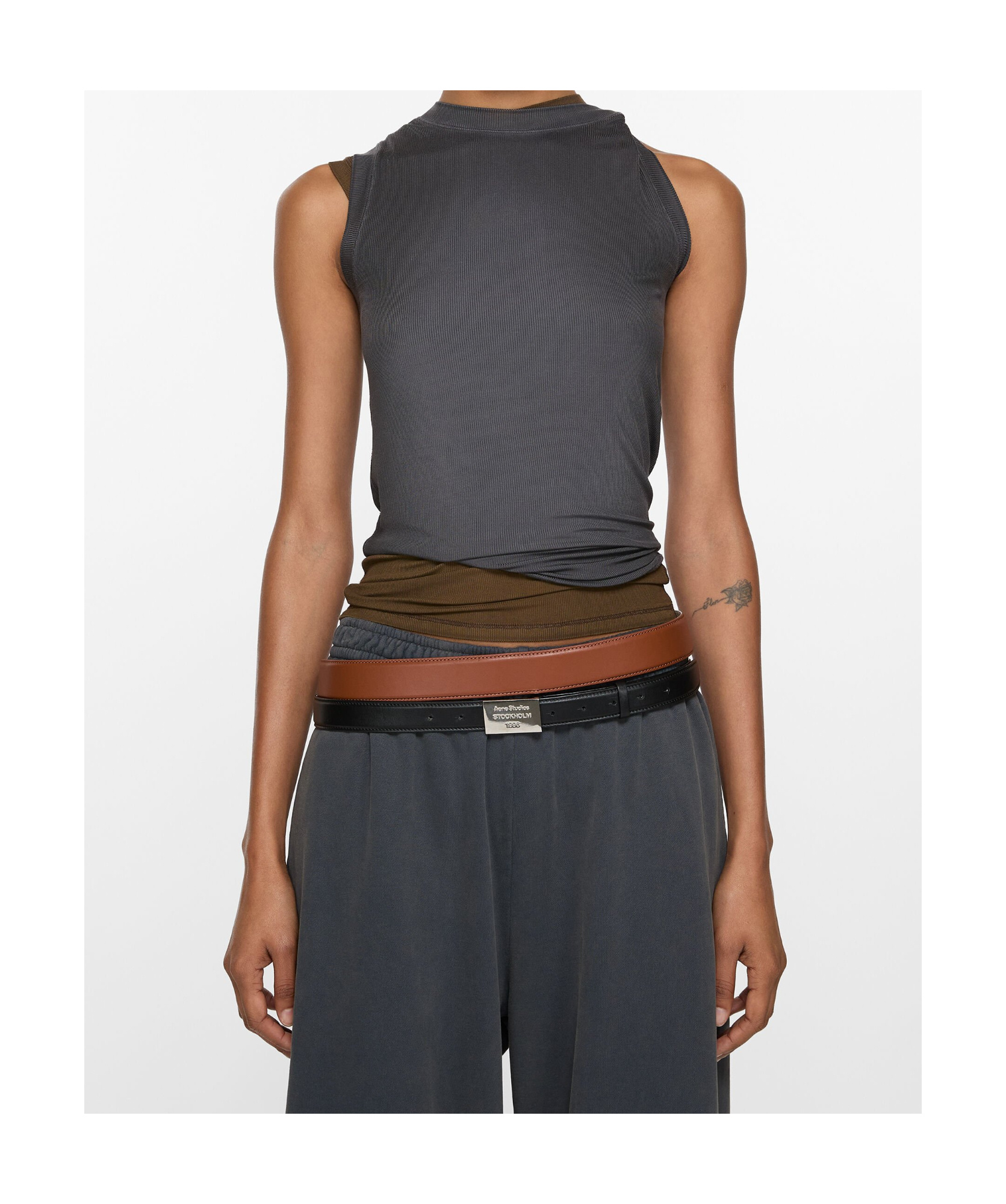 Acne Studios Sleeveless Vest In Black