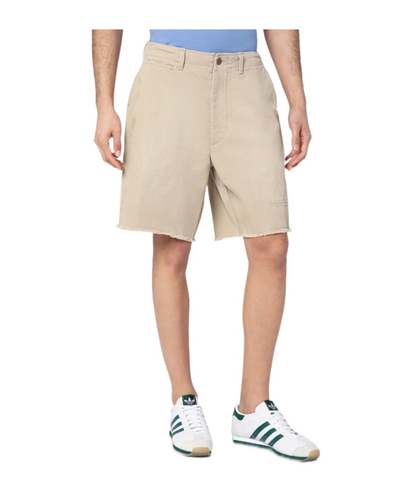 Polo Ralph Lauren Shorts Aus Baumwoll-twill In Nude