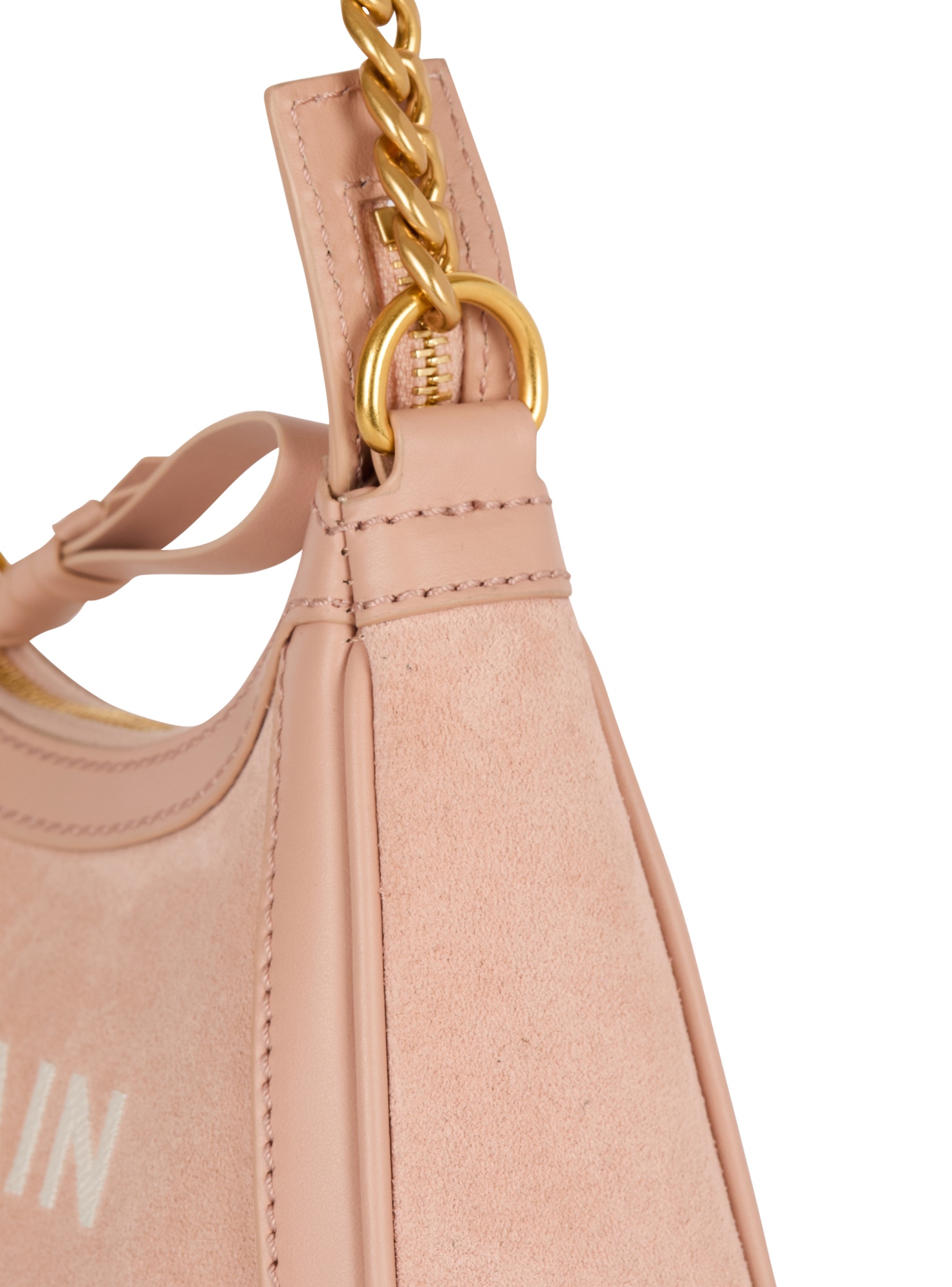 Balmain B-army Shoulder Bag In Nude