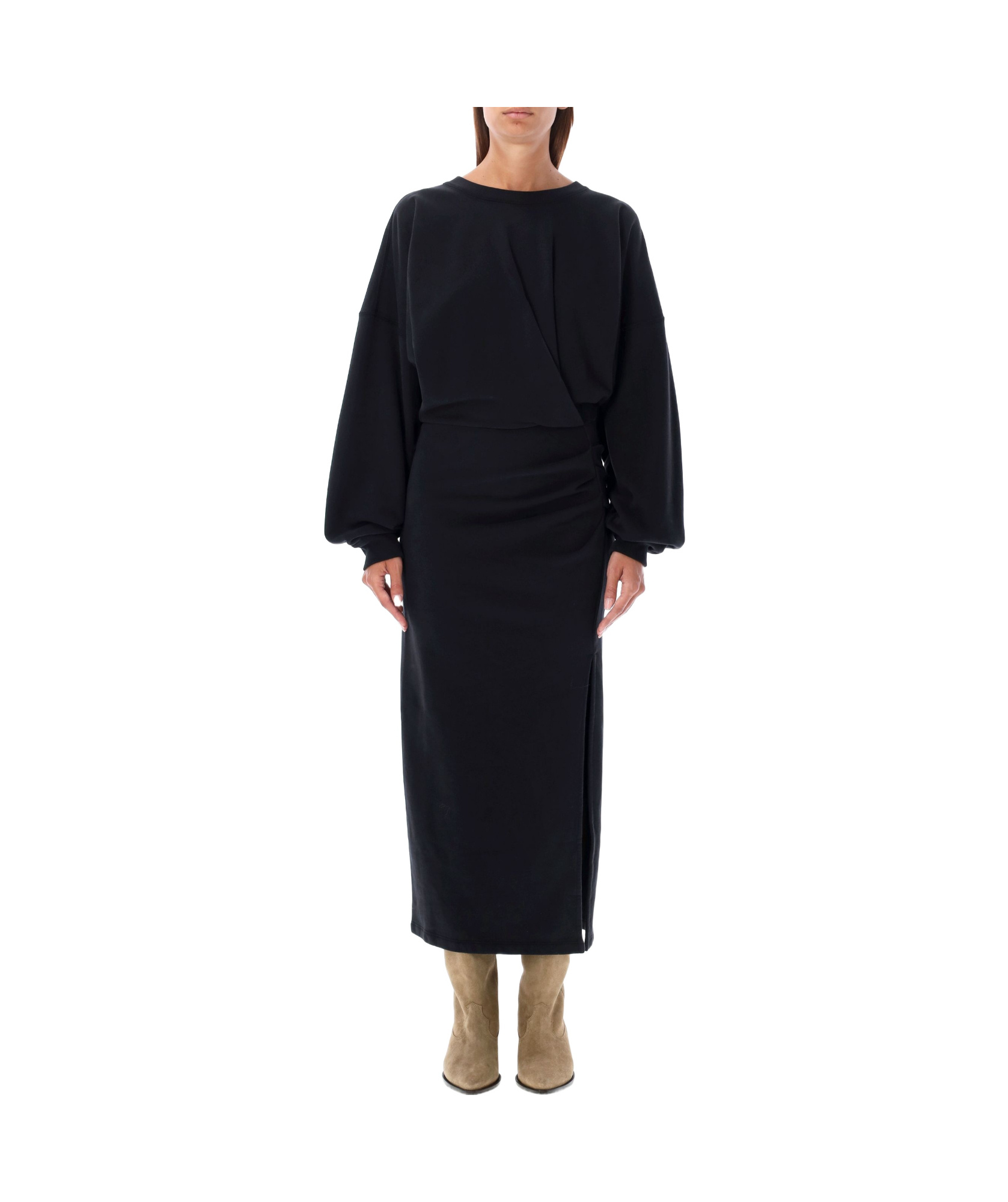 Shop Isabel Marant Étoile Salomon Maxi Dress In Black
