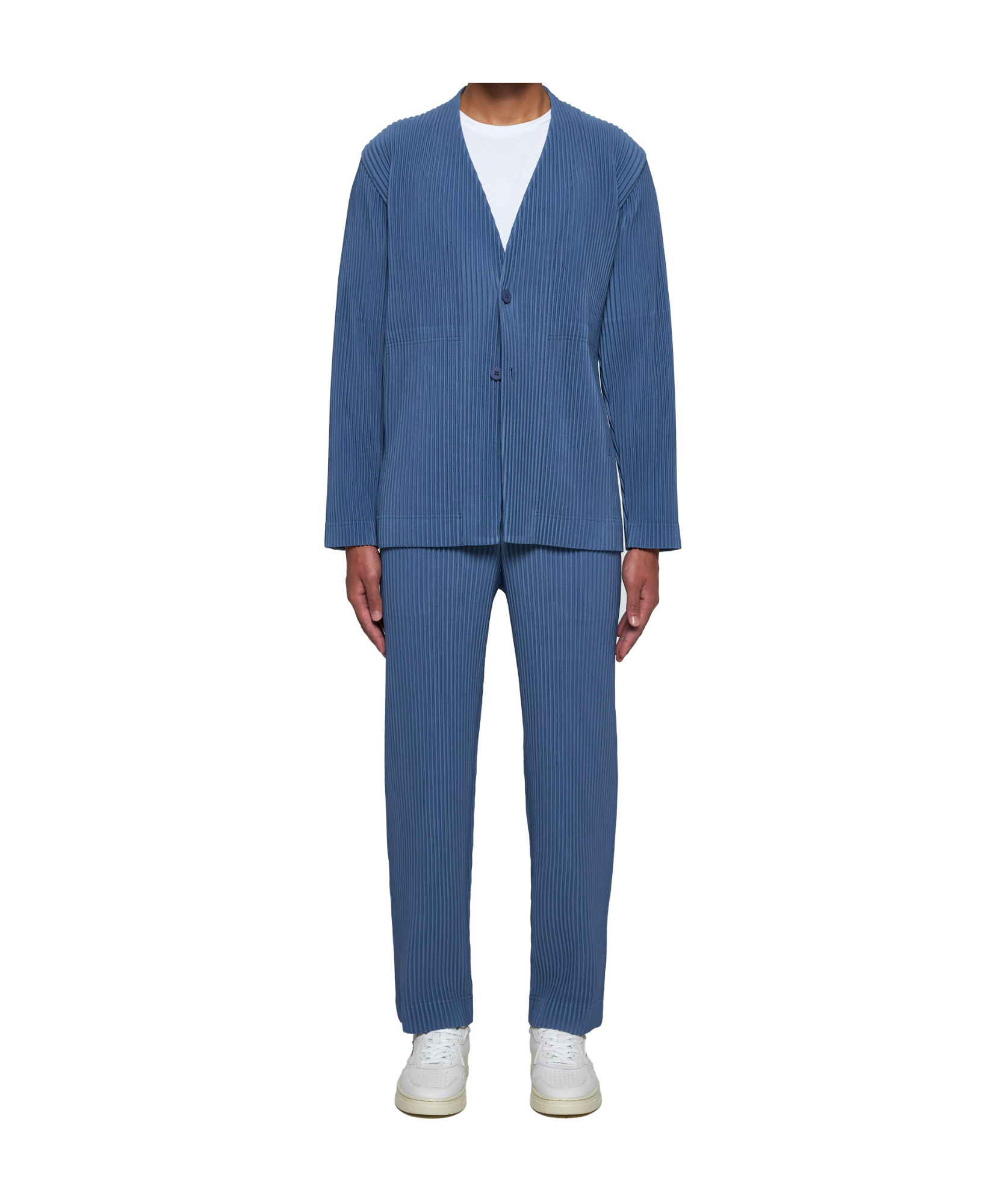 Issey Miyake Tailored Pleats 1 Jacket In Blue