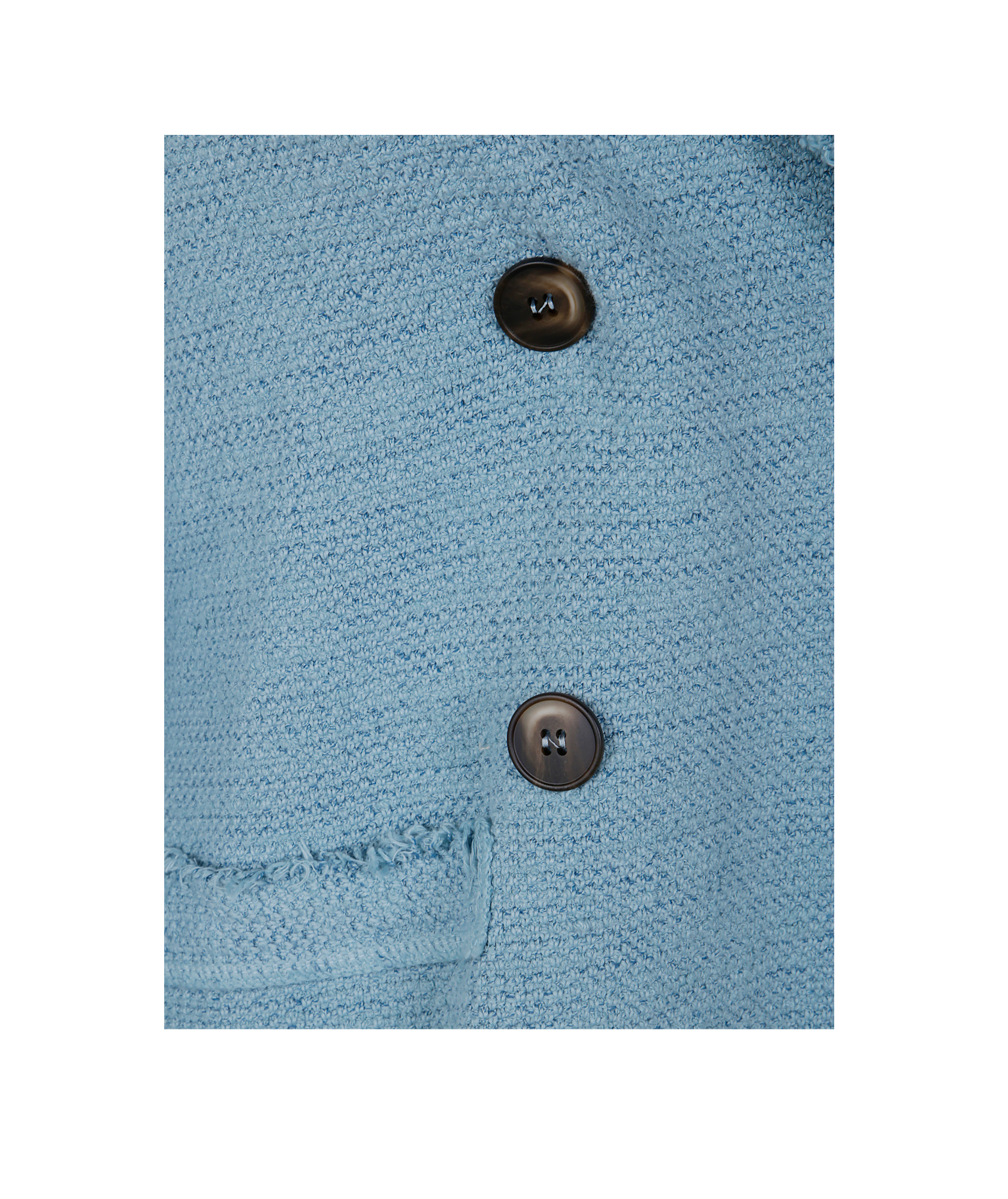 Baserange Double-breasted Casual Jacket In Blue